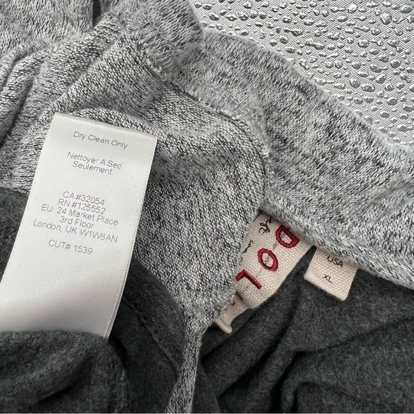Anthropologie Dolan Neige Brushed Fleece Knit Sweater Dress Gray Long Sleeve XL - Picture 13 of 13